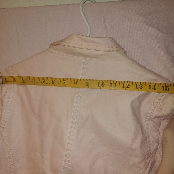 Pink Faux leather jacket - Picture 4 of 4